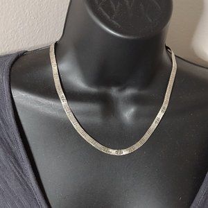 17.5 Inch Snake Chain With Dollar Signs